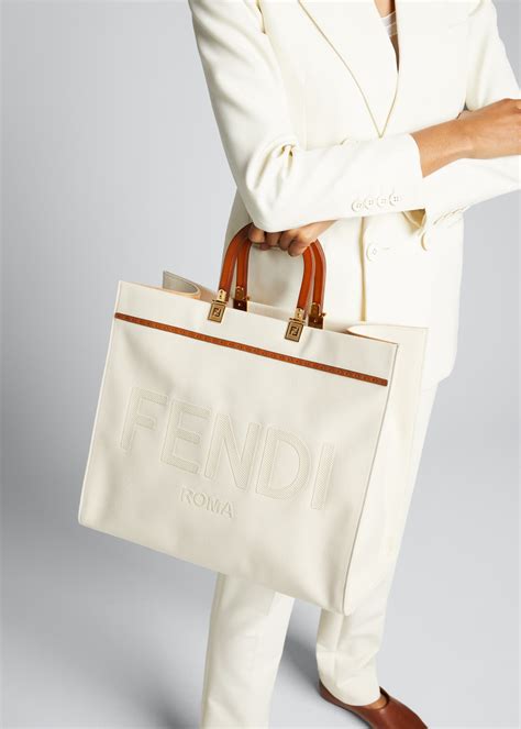 fendi large sunshine tote